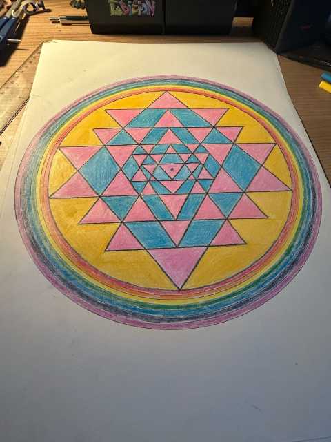 Sri Yantra Sacred Geometry